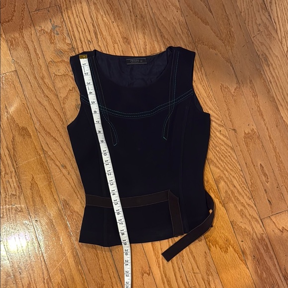Prada Blue Fitted Sleeveless Tank Top - Picture 5 of 7